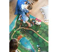 Tapis De Jeu Enfant lagon Féérique - Fabriqué En France Multicolore 60X90
