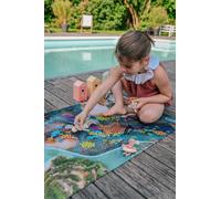 Tapis De Jeu Enfant récif Corallien - Fabriqué En France Multicolore 60X90
