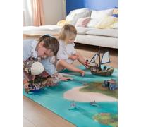 Tapis De Jeu Enfant trésor Des Caraïbes - Fabriqué En France Multicolore 60X90