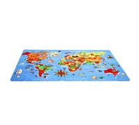 Tapis de jeu Monde 140 x 200 cm Tapis d'apprentissage