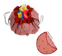 Tapis De Jeu & Sac À Jouets Outdoor - Pic Nic Red & Beige TU