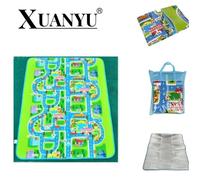 Tapis de Jeu XUANYU - Circuit Voiture de Course - Enfant - Mixte - 1.6m*1.3m*0.3cm