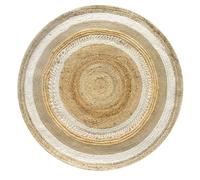 Tapis de Jute Rond - Tapis Jute Cairo HAMID, 100% Fibre de Jute Naturelle - ( 120 x 120 cm )