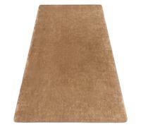 Tapis de lavage moderne LAPIN shaggy antidérapant ivoire / marron 133x180 cm