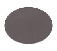 Tapis de lavage moderne LINDO cercle gris antidérapant shaggy cercle 60 cm