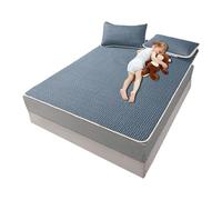 Tapis de lit d'été frais | Tapis de couchage d'été 180 x 200 cm | Style simple double utilisation pour améliorer la sensation de fraîcheur par temps chaud