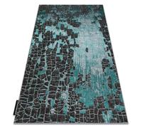 Tapis DE LUXE moderne 2079 vintage - Structural vert / anthracite 140x190 cm