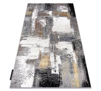 Tapis DE LUXE moderne 633 Abstraction - Structural crème / or 140x190 cm