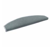 Tapis de Marche Auto-Adhesifs 15 Pieces 80x24,5x3,5 cm, PP Tufté | Surface dérapante, bandes adhésives double face, lavable et pliable, polypropylène durable, design semi-circulaire
