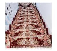 Tapis de Marche d'escalier antidérapant à Bord Arrondi, Lot de 10, Auto-adhésifs, pour marches en Bois et en béton, Tapis de sécurité pour Enfants et Personnes âgées, 29,5 x 10,2 x 1,2 cm, l