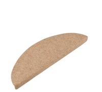 Tapis de Marches Autocollants 15 Pièces 56x17x3 cm Beige dérapants | Adhésif facile, réduction du bruit, confort au pied, design plié protecteur, teinte neutre