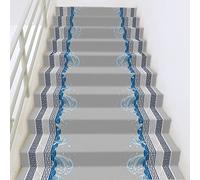 Tapis de marches d'escalier antidérapant - Rouleau de sécurité de 1 m de Large, Tapis de Sol Durable de 6 mm d'épaisseur pour la décoration intérieure et extérieure - 6 m de Bande adhésive a