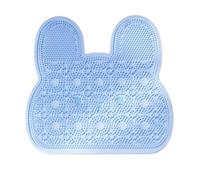 Tapis de nettoyage mural en silicone - Brosse de douche à ventouse - Lave-dos - Lave-pieds antidérapant - Pour adultes, familles âgées, maison, , sol, appartement, dortoir