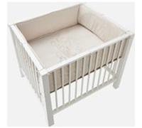 Tapis de parc avec bords en veloudoux, beige