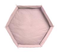 Tapis De Parc Bébé Hexagonal Roba Style - Rembourrage Latéral Sécurisé Rose / Mauve TU
