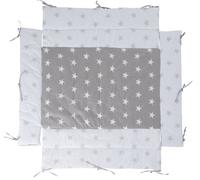 Tapis De Parc Bébé - Roba - Little Stars - Gris / Blanc - Universel - H 18 X L 96 X P 96 Cm Blanc