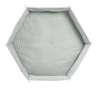 Roba Tapis de parc bébé 'roba style' hexagonal rembourré rembourrage latéral sûr Vert givré