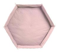 Tapis De Parc Bébé Hexagonal Roba Style - Rembourrage Latéral Sécurisé Rose / Mauve TU
