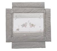 Tapis De Parc Bébé Universel Roba Jumbo Twins - Imprimé Éléphants - Multicolore Gris