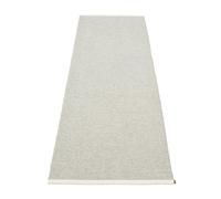 Tapis synthétique Mono 85x260 cm GRIS FOSSILE / GRIS CHAUD Pappelina OFFRE SPECIALE - 7340020405502