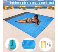 Tapis de pique-nique - Anti-Sable - Nylon - 208x201cm - Léger - Durable
