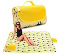 Tapis de pique-nique - ZGEER - 200 x 145 cm - Imperméable - Ananas - Extra large