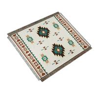 Tapis de Pique-niques Extérieur en Coton Léger, Portable pour Camping | Confort D’assise, Rangement Pratique, Protection Solaire, pour Pique-niques et Repas en Plein Air