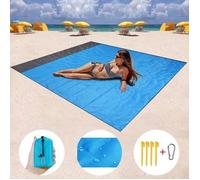 Tapis de Plage - HAOPYOU - Grande Couverture Anti-Sable - Imperméable - Portable - Multifonction