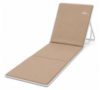 Tapis de plage pliable avec dossier réglable et tissu Oxford 600D