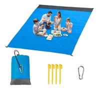 Tapis de Plage, Portable Imperméable Natte de Plage Extra Large 200 x 210 cm étanche au Sable Portable léger et Doux pour la Pl A357
