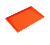 Tapis de Plancha en Silicone pour Mr. Bar-B-Q Grill and Griddle Combo Barbecue, Tapis Antiadhésif pour Gril, Revêtement Orange
