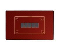 Tapis de Poker Rouge 60x100 cm