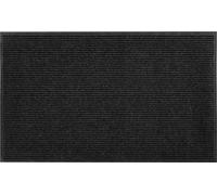 Tapis de porte d'entrée, 2438 x 1219 mm Tapis commercial pour l'intérieur et l'extérieur, tapis industriel rayé élégant avec envers en PVC, tapis d'entrée lavable et résistant pour le couloir, le balc