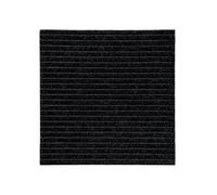 Tapis de porte droit Zen Noir