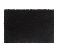 Tapis de porte en fibre de coco - vidaXL - 40x60 cm - Noir - Épaisseur 16 mm - Support antidérapant en PVC - Touffeté
