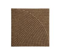 Tapis de Porte Horizontal et Circulaire Heymat Zen Beige