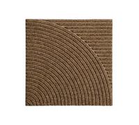 Tapis de Porte Horizontal et Circulaire Zen Beige
