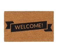 Tapis de porte naturel 45x75 cm fibre de coco touffeté