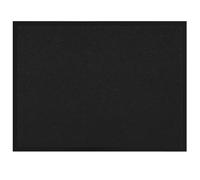 Tapis de Porte Noir 60 x 40 x 1,2 cm en Tissu Teddy | Matériau en peluche, douceur, absorption, stabilité, lavage facile, léger, polyvalent