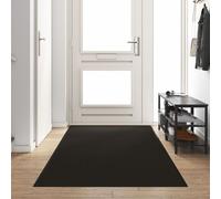 vidaXL Tapis de porte - Noir