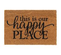 Vidaxl Tapis De Porte Naturel 40x60 Cm Fibre De Coco Touffeté
