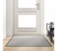 Tapis De Porte Rectangulaire Gris 120x180 Cm