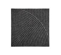 Tapis de Porte Vertical et Circulaire Heymat Zen Grey