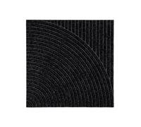 Tapis de Porte Vertical et Circulaire Heymat Zen Noir