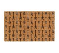 Vidaxl Tapis De Porte Naturel 45x75 Cm Fibre De Coco Touffeté