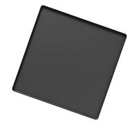 Tapis de pour réfrigérateur avec, Black GLOSSY | Construction carrée en silicone, bordure périphérique surélevée, barrière de dédiée zones de réfrigérateur