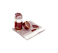 Tapis de prière Musulmane et Perles de prière avec élégant Coffret Cadeau cylindrique | Janamaz | Sajadah | Tapis de prière Islamique Doux | Ensemble de Cadeaux islamiques, Tissu Taffetas, Bordeaux