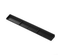 Tapis de Protection Cuisinière en Silicone Résistant à la Chaleur, Organisateur de Plan de Travail Anti-dérapant pour Épices et Ustensiles, Gris 75x8.5cm(black)