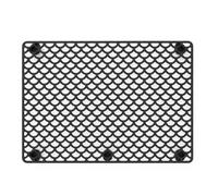 Tapis de protection d'évier en silicone à découper - 46 x 32 cm - Antidérapant - Résistant à la chaleur et aux rayures - Pour évier de cuisine en céramique/acier inoxydable - Protège la verrerie