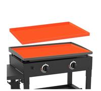Tapis de Protection en Silicone pour Plancha pour ENO Fusion 60 22", Couvre-Plaque avec Bords Surélevés, pour Plancha et Barbecue à Plaque Lisse